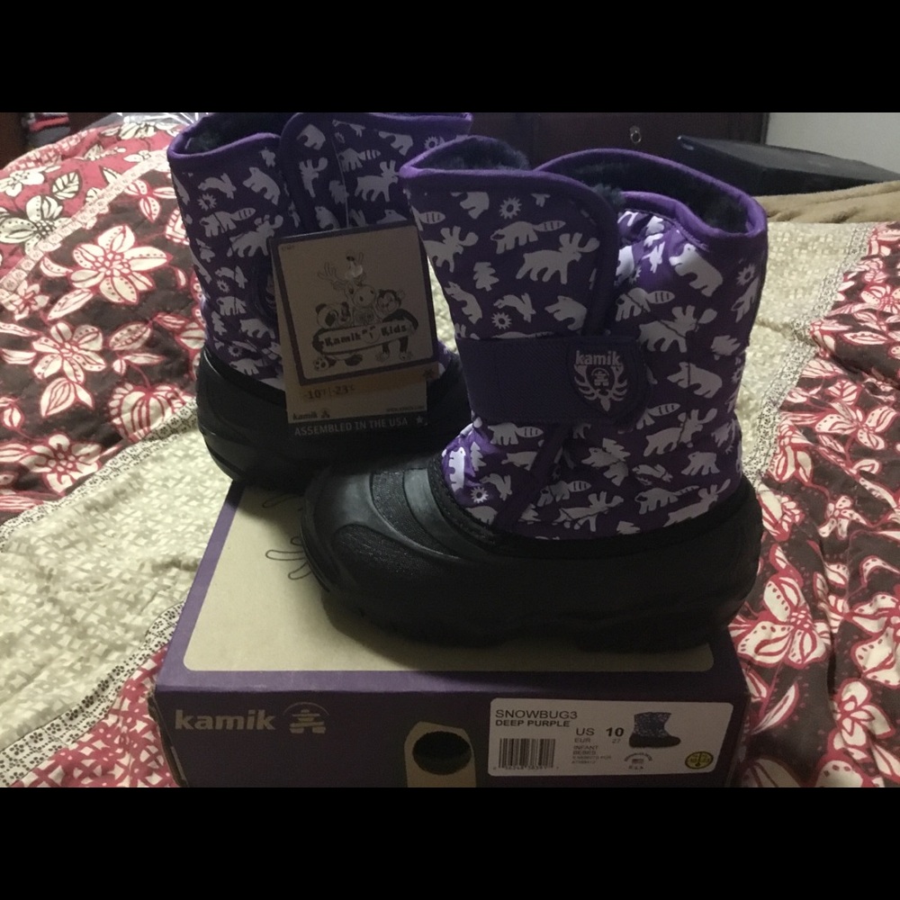 kamik Snowbug 3 Winter Snowboots Sz 10/EUR 27 BN